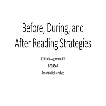 CA#1 BDA Strategies - Amanda DeFrancisco