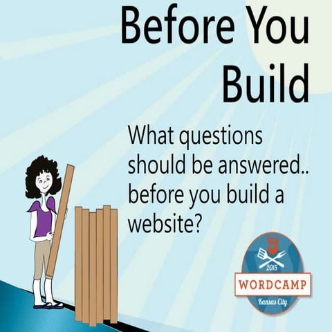 Before you build a website 2015