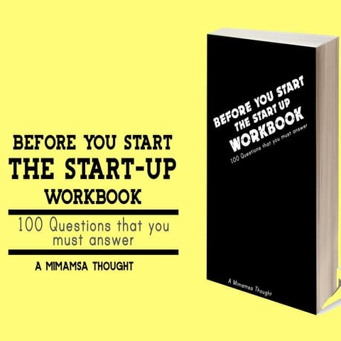 BEFORE YOU START THE STARTUP WORKBOOK