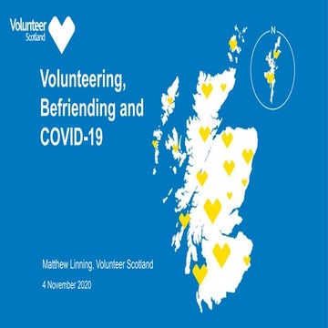 Volunteering, befriending and COVID-19