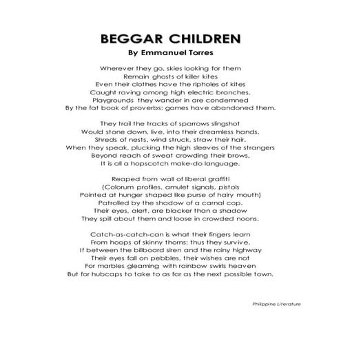 Beggar children