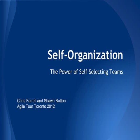 Agile - Self-Organizing Teams.pptx
