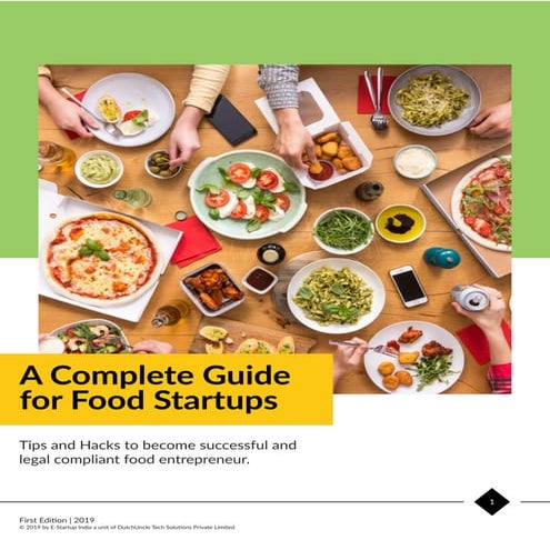 Beginner eguide for food startup