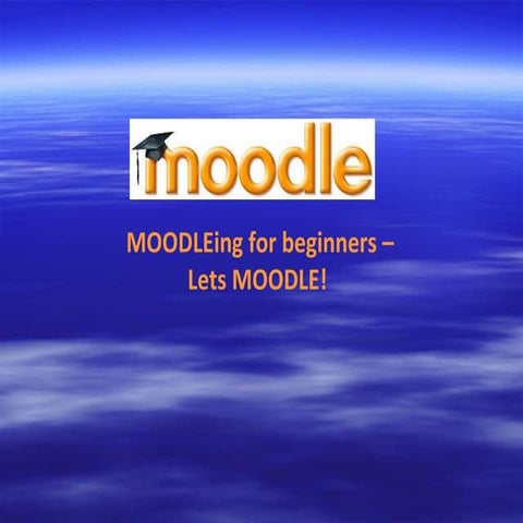 Beginners Moodle-Justin Hyde