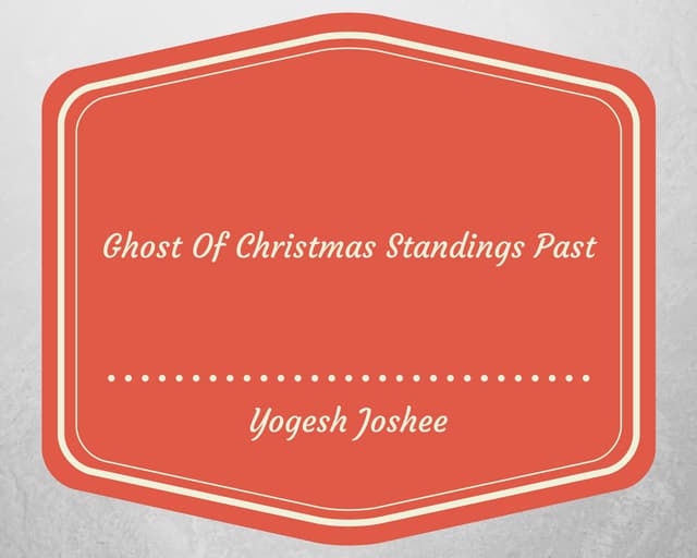 Ghost Of Christmas Past