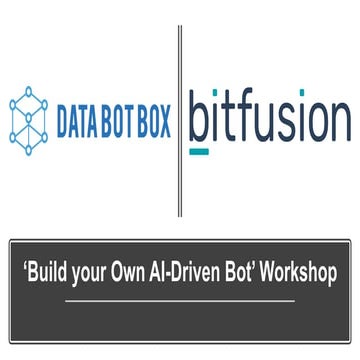 Beginners chatbotai workshopdbb_bitfusion