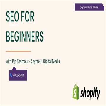 Beginner ecommerce SEO Best practices