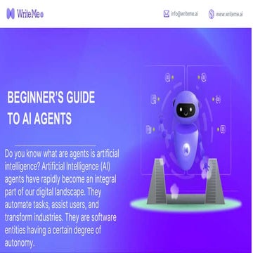 BEGINNER’S GUIDE TO AI AGENTS (1).pptx... | PPTX