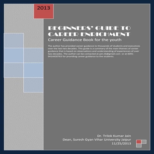 Beginners guide to career enrichment