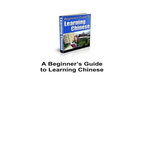 Chinese learning skills | PPTX