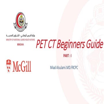 Beginner’s Guide to PET CT , The new link . | PDF