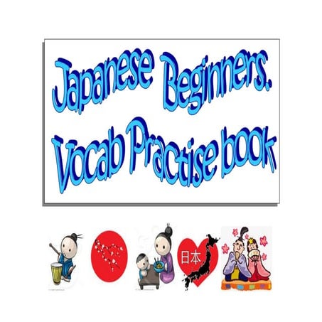 Beginners Vocab Practise Book