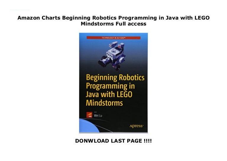 beginning robotics programming in java with lego mindstorms