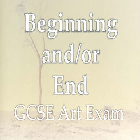 Beginning and or end gcse exam 17