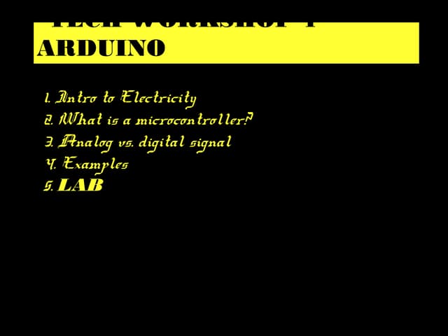 Beginning arduino