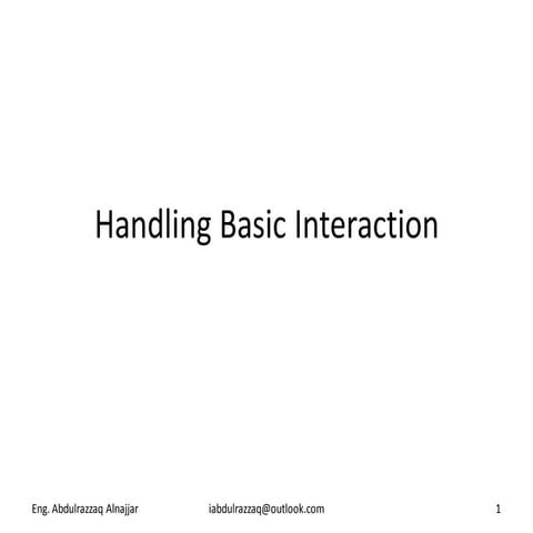 Beginning iOS6 Development CH03 Handlling Basic Interaction