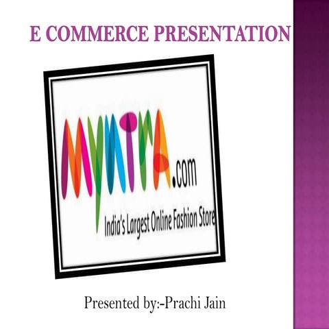 e- commerce ppt on myntra.com