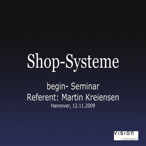 begin-Seminar:_shop-systeme
