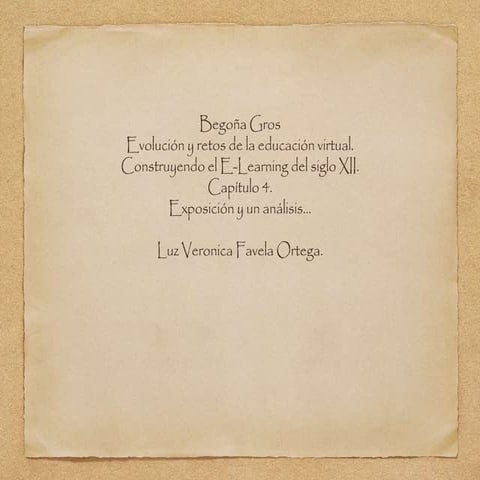 E-Learning Begoña Gros