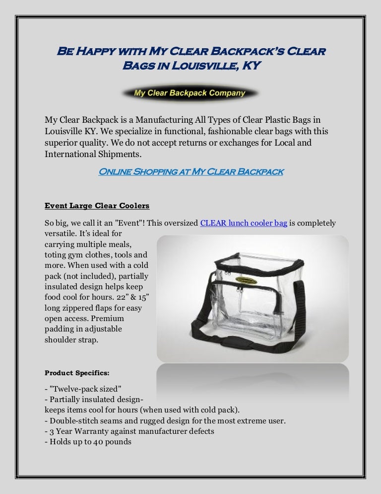 fashionable clear bags