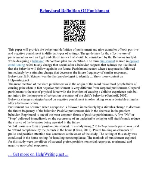 Punishment & related issues | PPT