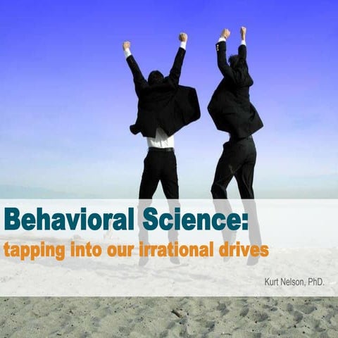 Behavioral economics overview presentation at TGAS