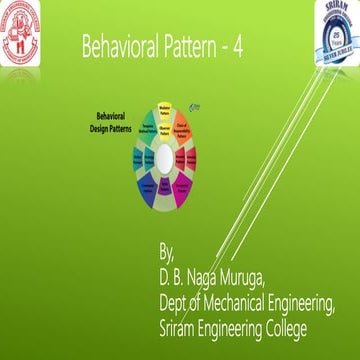 Behavioral pattern 4 | PPT