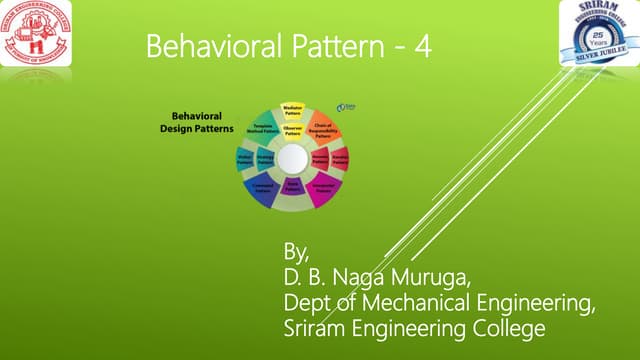 Behavioral pattern 4 | PPT