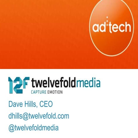adtech SF 2012: Behavioral Targeting by Dave Hills