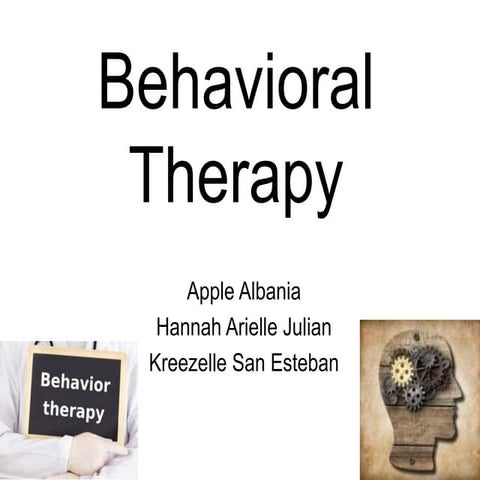 Behavioral therapy