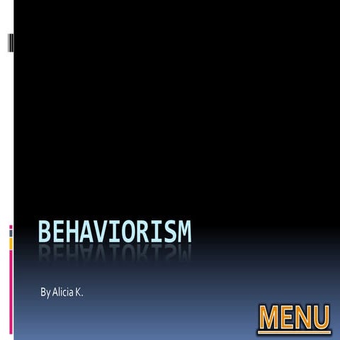Behaviorism