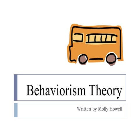 Behaviorism