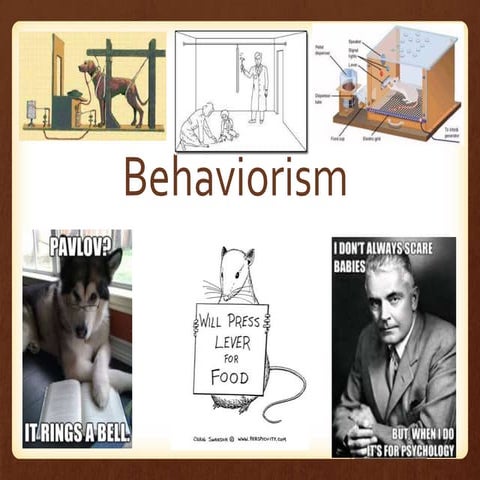 Behaviorism no names