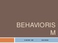 Behaviorism   psychology education