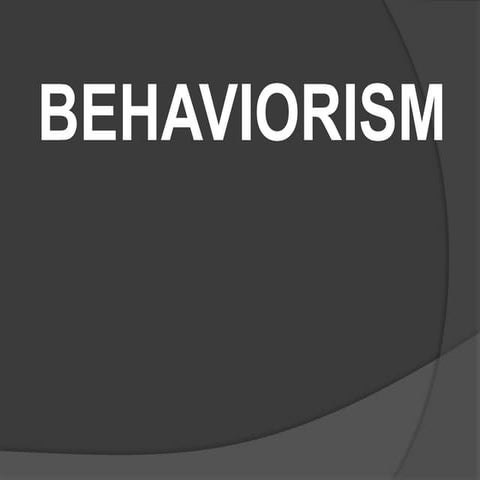 Freud and Skinner Behaviorism PROFED Presentation