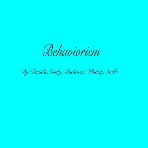 Behaviorlism