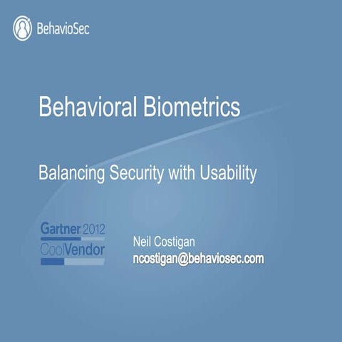 BehavioSec Web Summit START slideshare