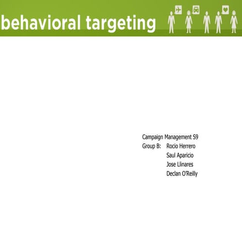 Behavioural Targeting