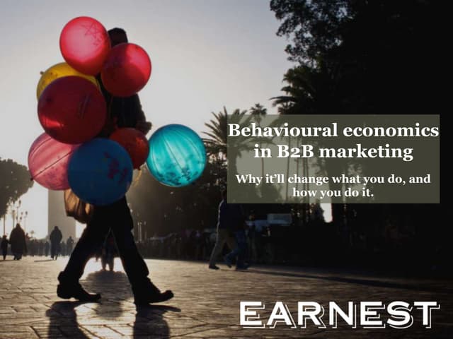 Behavioural Economics in B2B Marketing