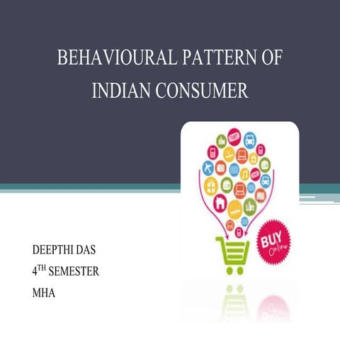 Behavioural pattern of indian consumer