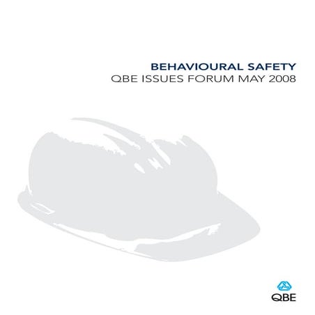Behavioural Safety Issues Forum
