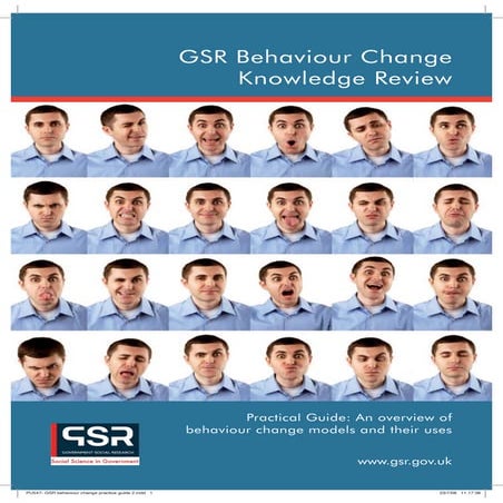 Practical Guide: An overview of behaviour change models and their uses