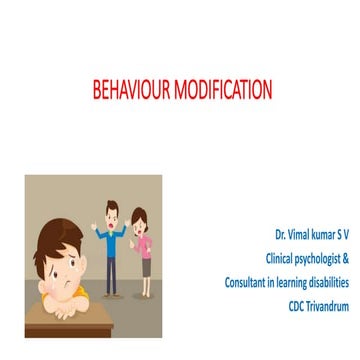 Behaviour modification