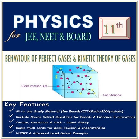 Class 11 Physics Free Study Material on Kinetic Theory PDF
