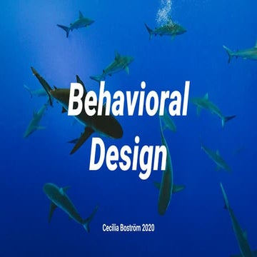 Behaviroal Design