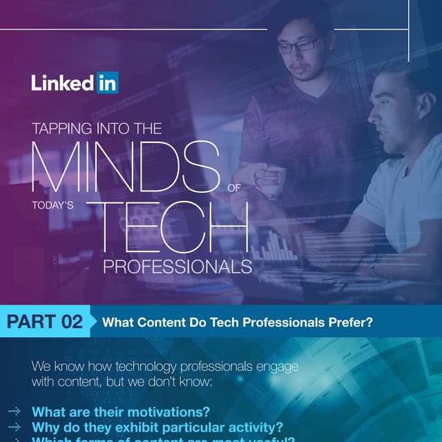 What Content Do Tech Professionals Prefer? [Infographic]