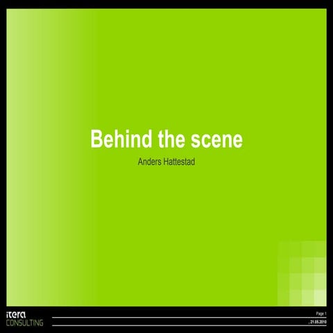 EPiServer - Behind the scene