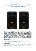 studio master b400 speaker price