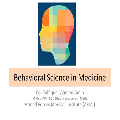 Behavioral Science in Medicine