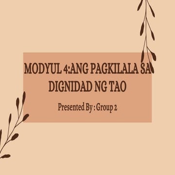 ANG KAHULUGAN NG DIGNIDAD.pptx